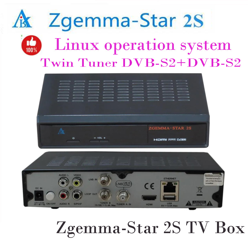 Home Cinema Google - [Genuine] Classic ZGEMMA-Star.2S Linux HDTV Receiver