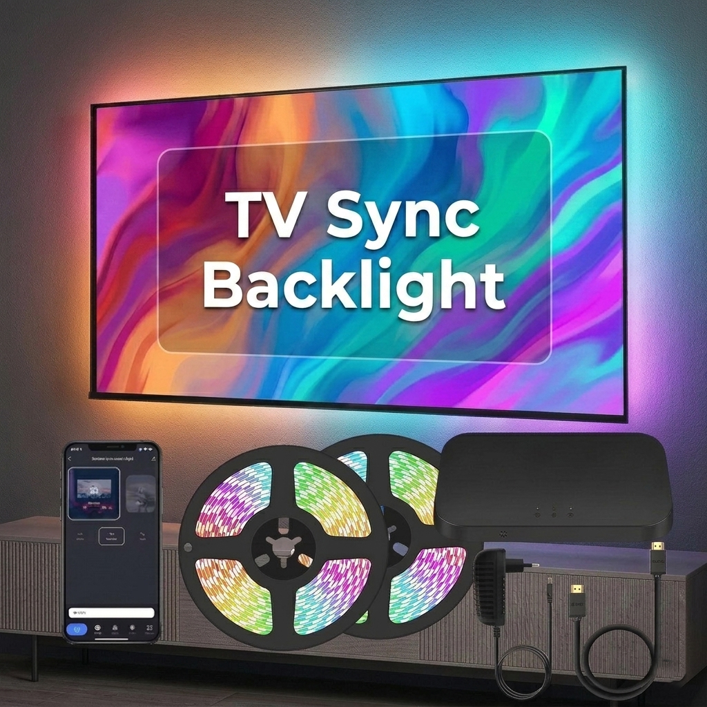 Home Cinema Google - Smart Ambient TV Led Backlight And