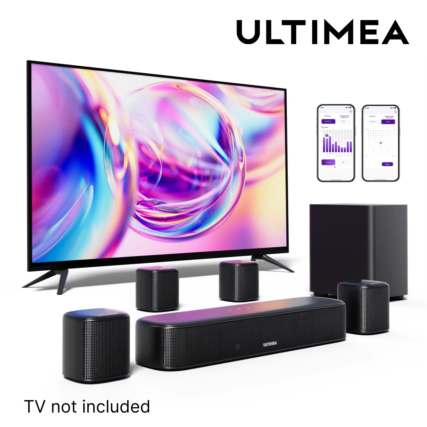 Home Cinema Speakers - ULTIMEA 7.1 Channel Sound Bar System