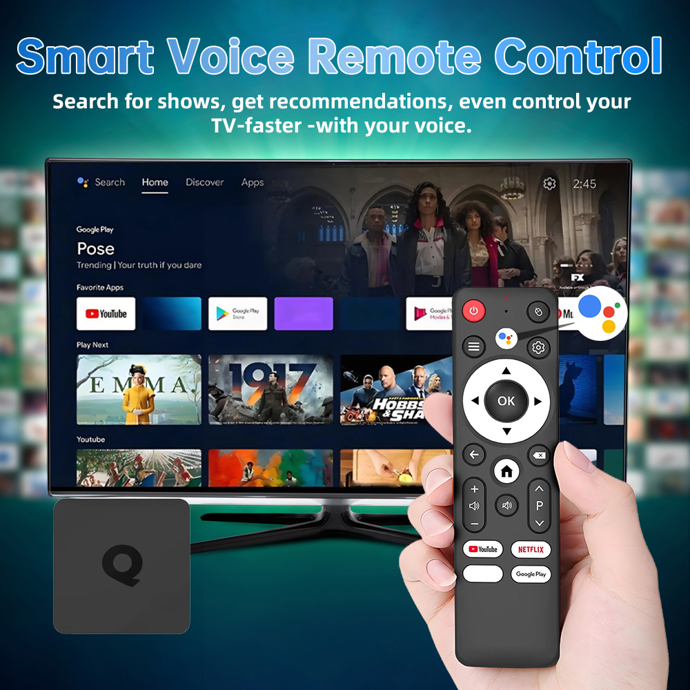 Q1 Smart TV Box Android16 H313 - Home Cinema Google 리뷰 및 가격