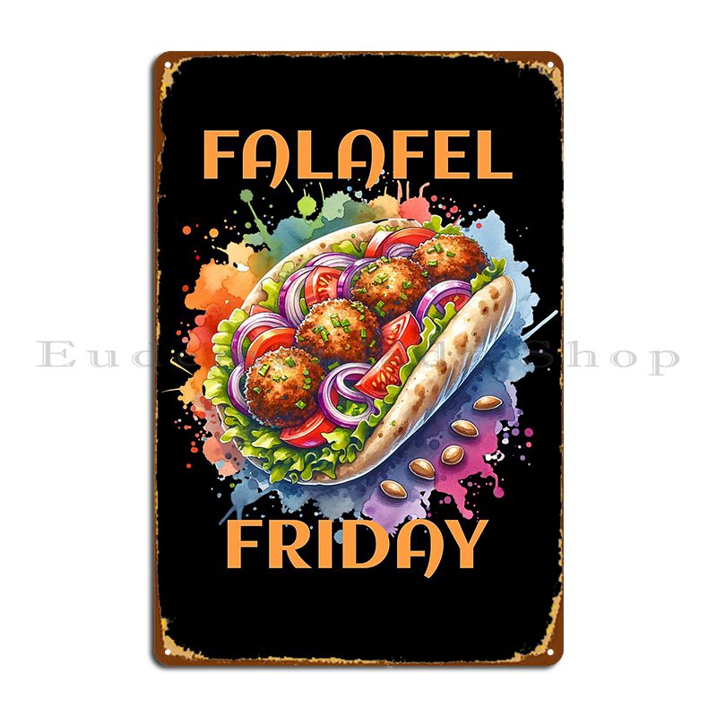Watercolor Falafel Friday Holi - Home Cinema Wall Design 리뷰 및 가격