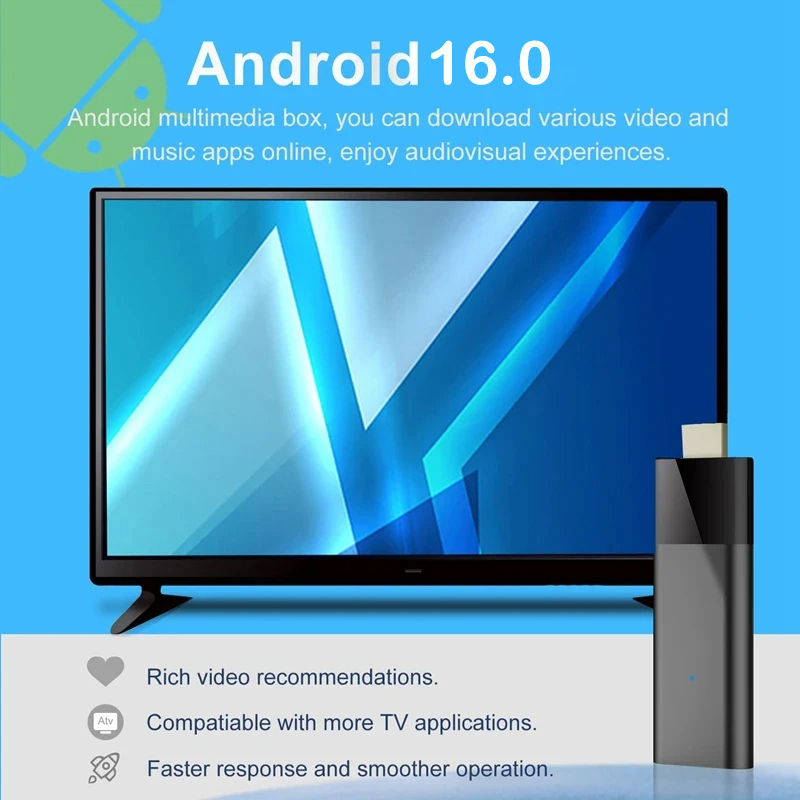 TV Stick Android16 Q12 TV Box  - Home Cinema Google 리뷰 및 가격