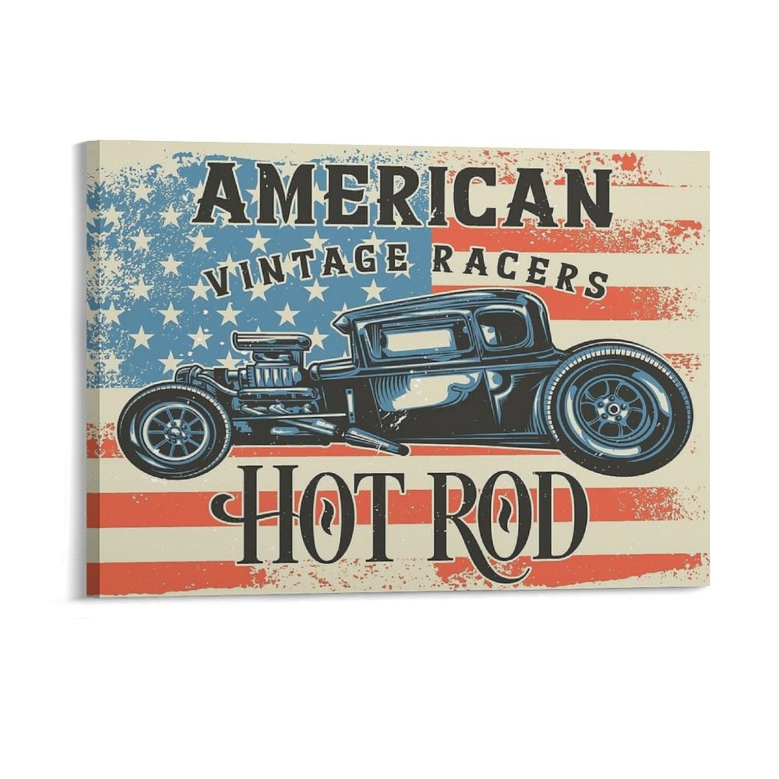 American Hot Rod Canvas Painti - Home Cinema Wall Design 리뷰 및 가격