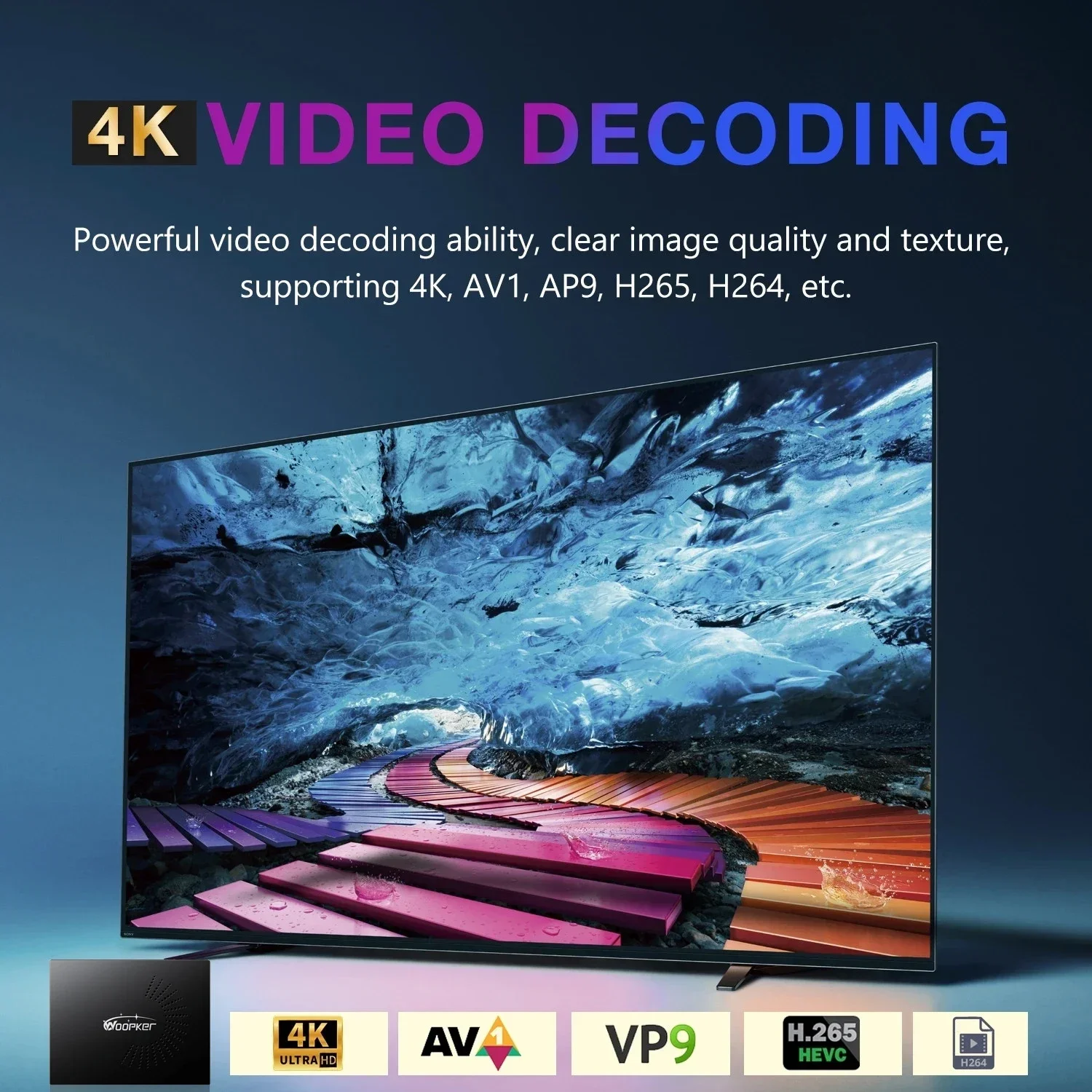 Woopker KW2 Android 14 TV Box  - Home Cinema Google 리뷰 및 가격