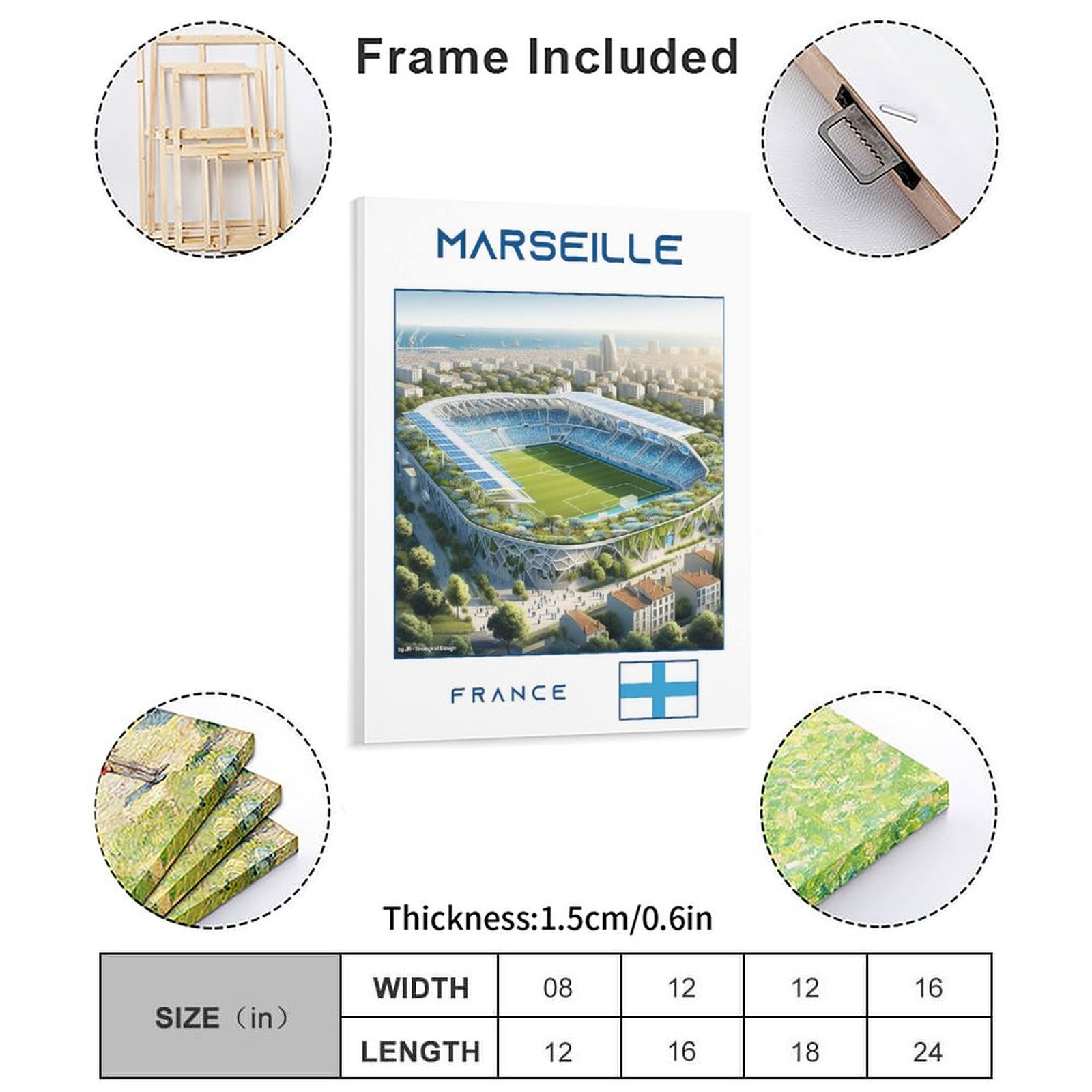 Marseille Stadium Ecological D - Home Cinema Wall Design 리뷰 및 가격