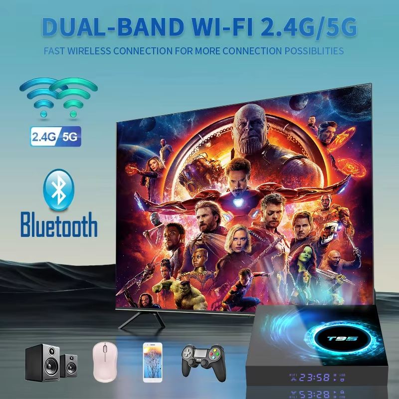 Smart TV Box T95 Android 16 Al - Home Cinema Google 리뷰 및 가격