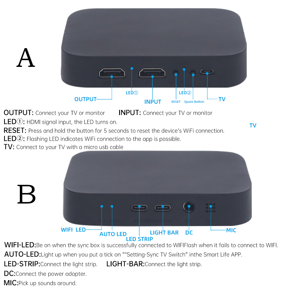 Smart AI Screen Sync Box Ambie - Home Cinema Google 리뷰 및 가격