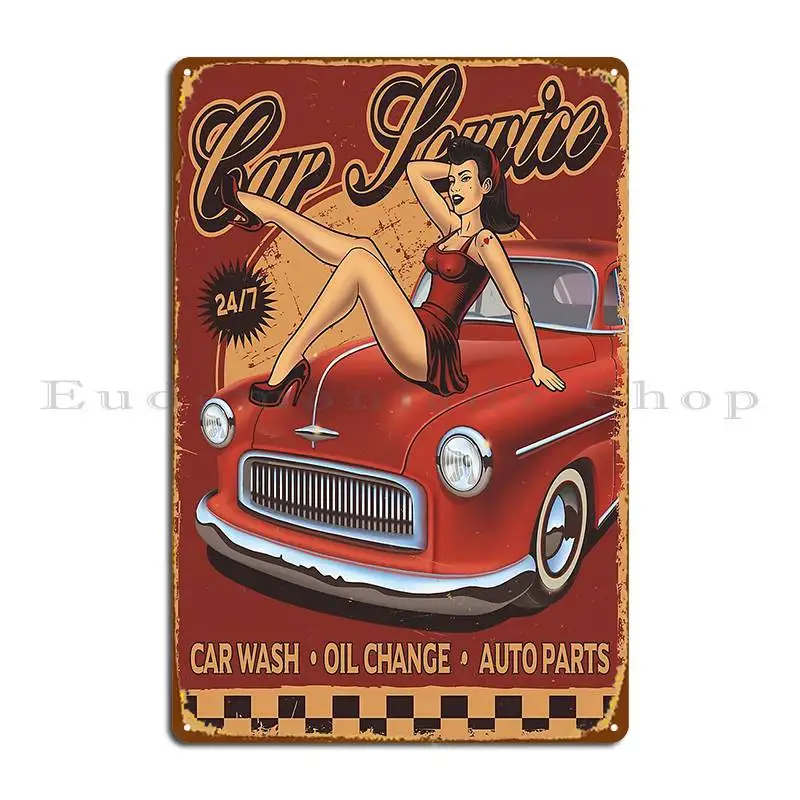 Vintage Poster Car Service Met - Home Cinema Wall Design 리뷰 및 가격