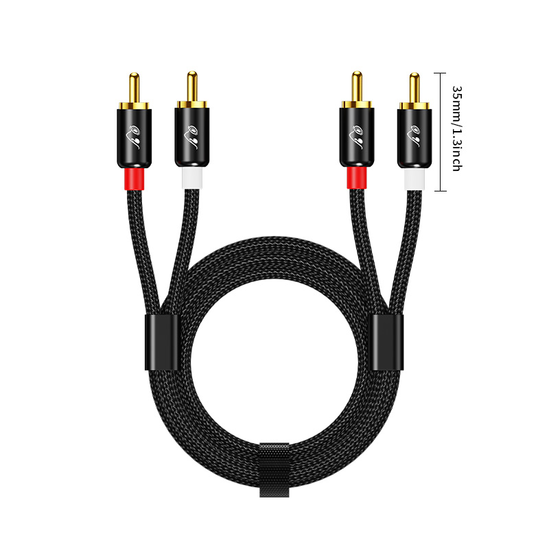 RG 2 RCA to 2 RCA Stereo Cable - Home Cinema Speakers 리뷰 및 가격