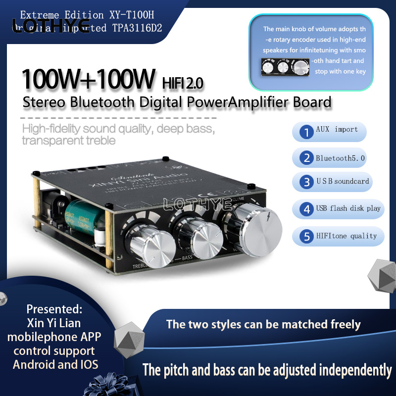 100w+100w Bluetooth 5.0 Power  - Home Cinema Speakers 리뷰 및 가격