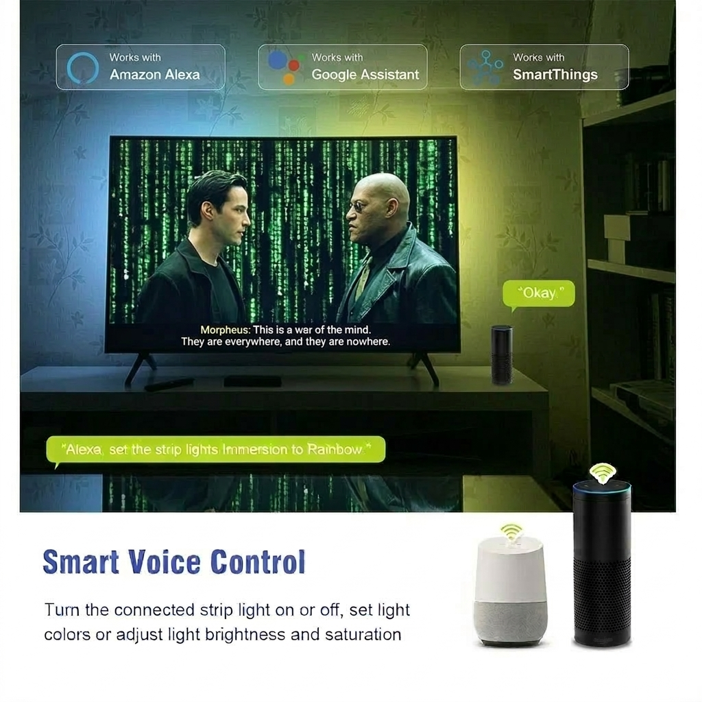 Smart Ambient TV Led Backlight - Home Cinema Google 리뷰 및 가격