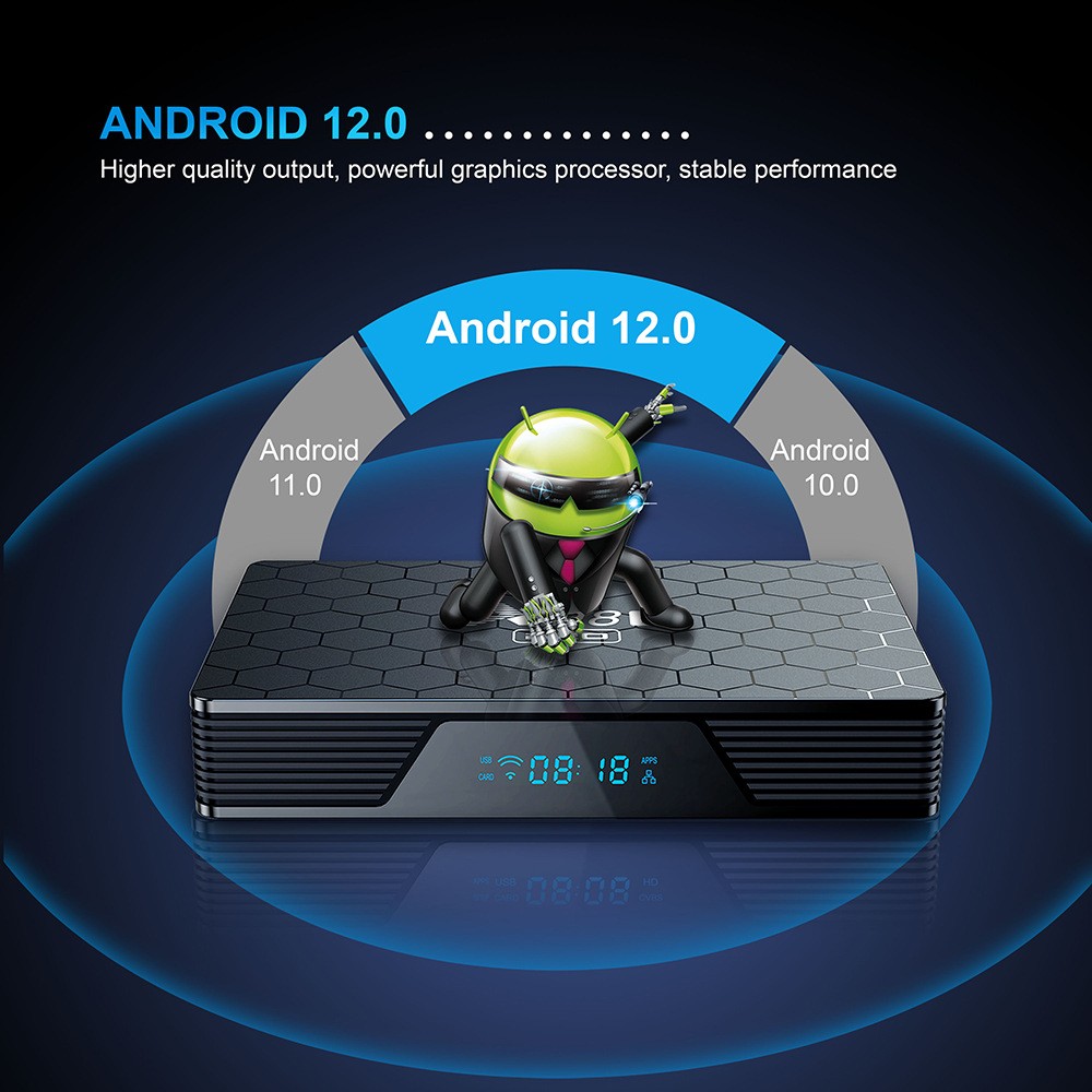 X98H Pro Smart TV Box 6K 2.4&5 - Home Cinema Google 리뷰 및 가격
