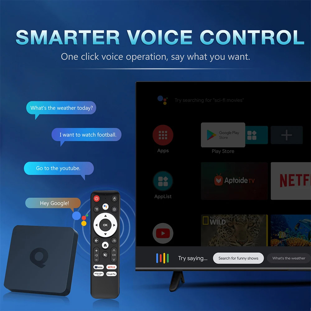 Q1 8K Smart TV Box Android 16  - Home Cinema Google 리뷰 및 가격