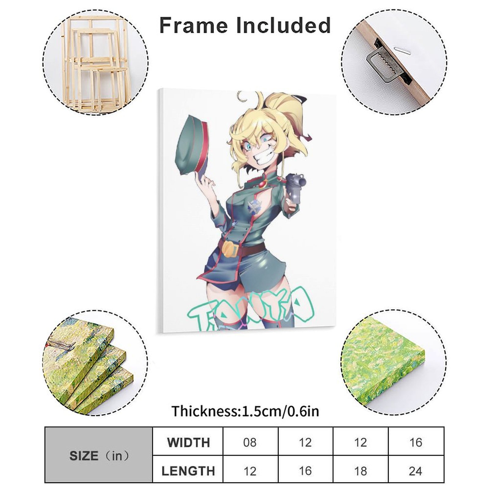 Saga Of Tanya The Evil Poster  - Home Cinema Wall Design 리뷰 및 가격