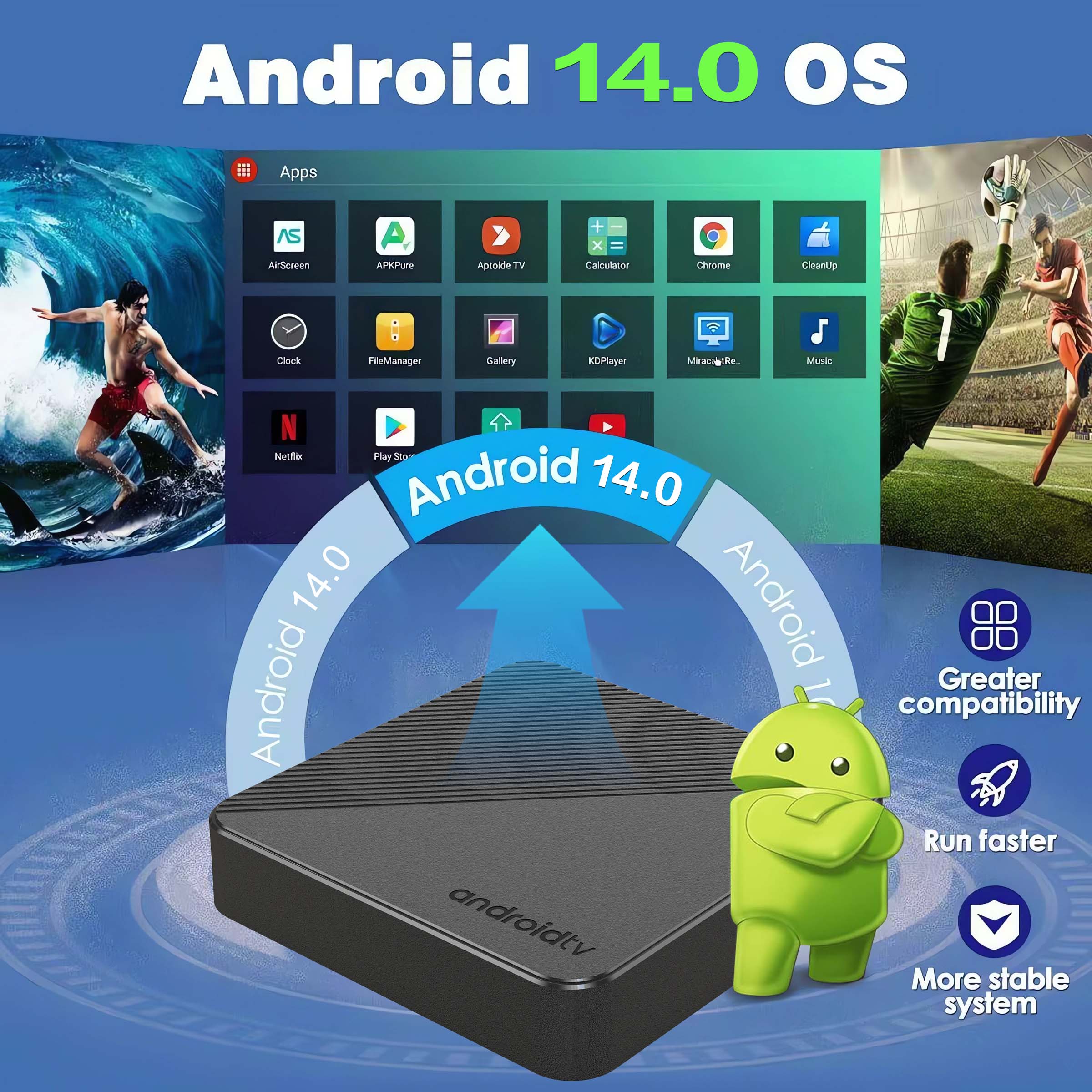 Android14 TV Box Smart Home th - Home Cinema Google 리뷰 및 가격